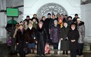 На крыльце усыпальницы бояр Романовых
