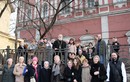 У храма Воскресения Словущего в Барашах
