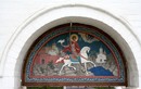 Надвратная фреска мученика Трифона