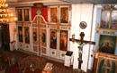 Воссозданный иконостас (из сохранившегося частично)